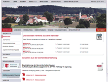 Tablet Screenshot of kutzenhausen.de